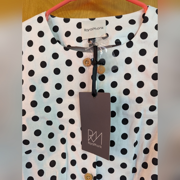 Royal Monk peplum blouse - Picture 3 of 6